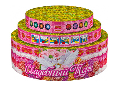 Свадебный торт Комбинированный Фейерверк купить в Новосибирске | novosibirsk.salutsklad.ru