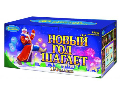 Новый год шагает Фейерверк купить в Новосибирске | novosibirsk.salutsklad.ru